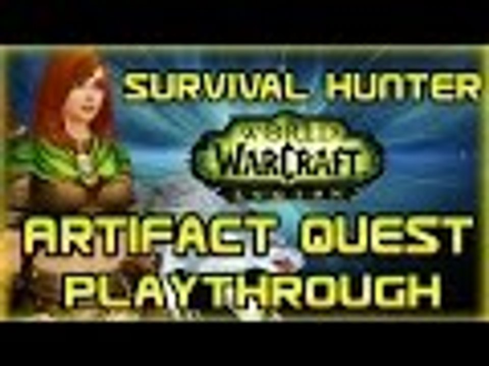WoW Legion - Survival Hunter Gameplay Artifact weapon + overview of talents - Evylyn wow pvp