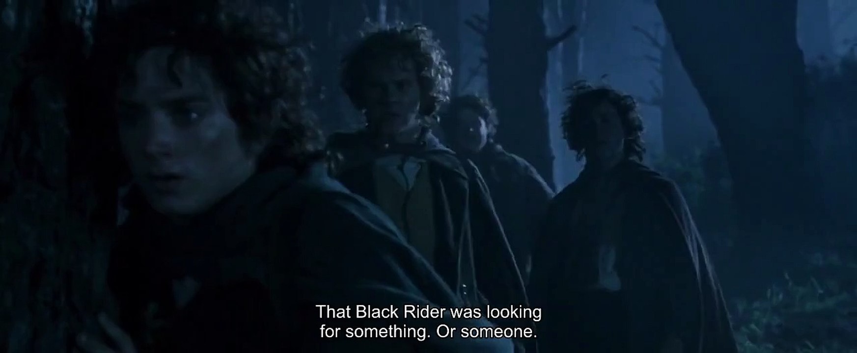 "That black rider was looking for something" - The Lord of the Rings: The Fellowship of the Ring