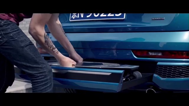 Vais ficar de queixo caido quando vires o que o para-choques deste Audi esconde!