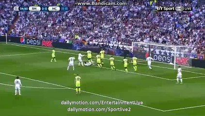 Cristiano Ronaldo Goal Real Madrid 1-0 Man City Champions League