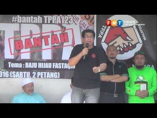 10 ribu pro-Pakatan, pro-BN turun #BantahTPPA