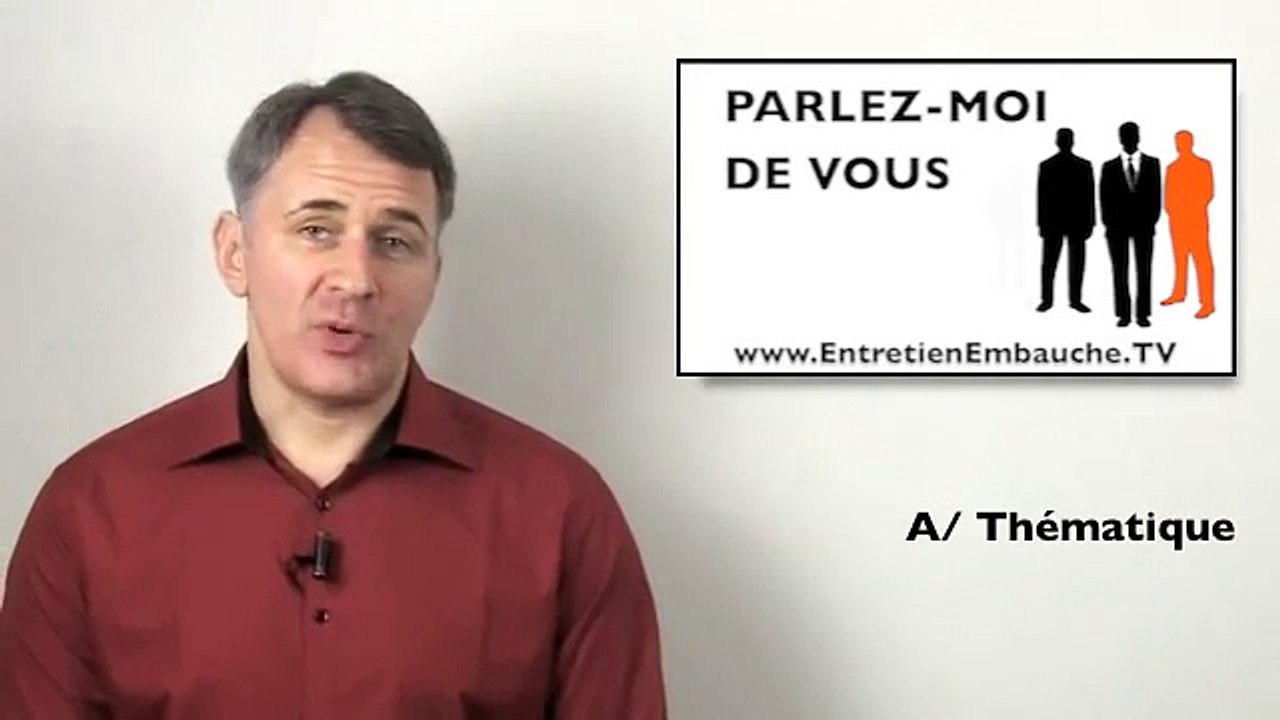 Entretien d_embauche - question Parlez moi de vous_ Présentez-vous_ coaching et simulation