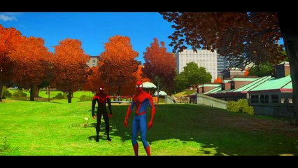 Spiderman And Ultimate Spiderman Nursery Rhymes Time Lightning McQueen Children  Action Part 5