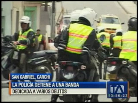 Policía detiene a una banda dedicada a varios delitos