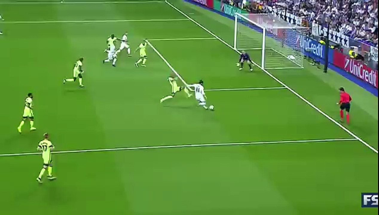 Gareth Bale Goal - Real Madrid 1-0 Manchester City (CHAMPIONS LEAGUE SEMI FINAL)