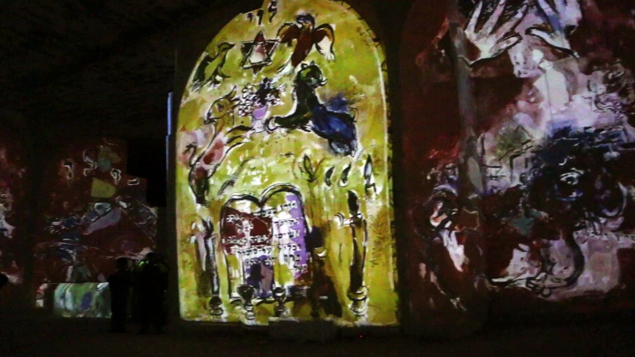 Chagall aux Carrières de Lumières
