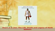 PDF  Heart of a Lion The Life Death and Legacy of Hank Gathers Free Books