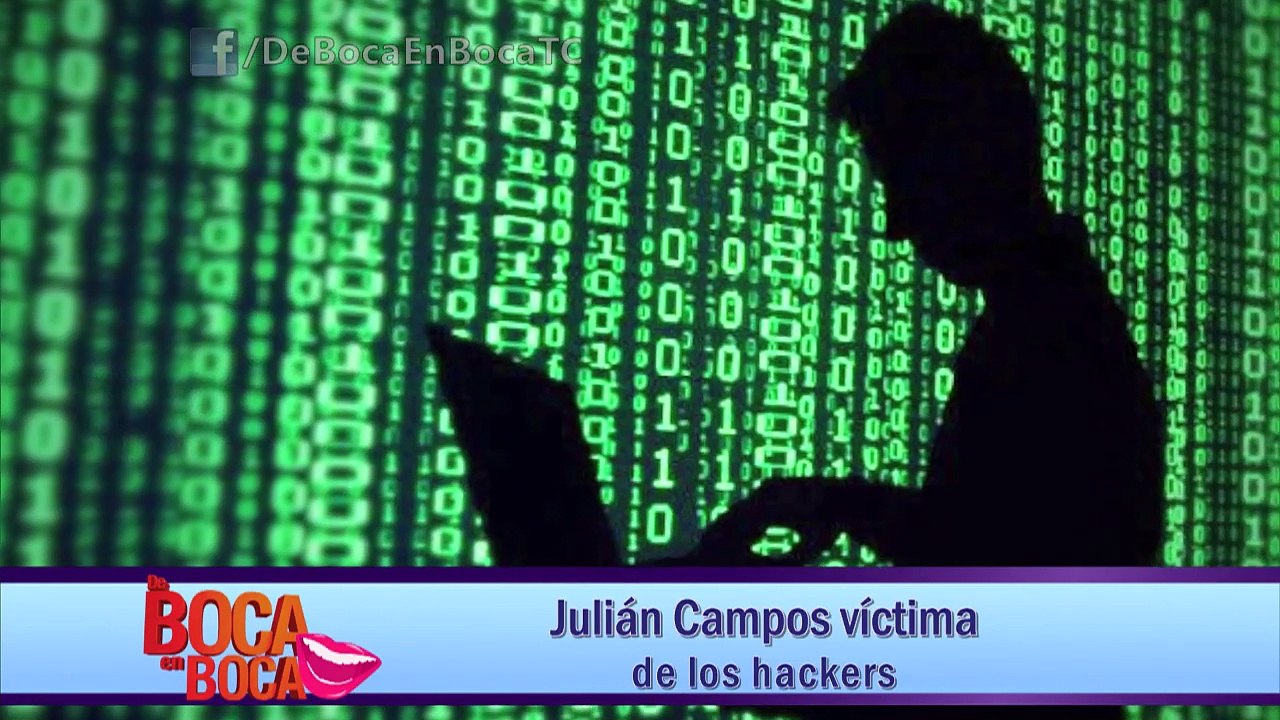 Julián Campos víctima de los hackers