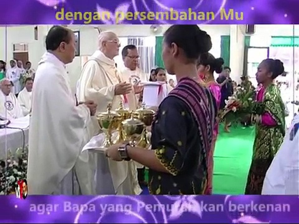 Lagu Persembahan. Terimalah Ya Bapa. Misa Hut Rm Paul Jansen CM ke 90.