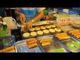 MINI PANCAKE CREPE recipe Thai street Food Night Market Krabi Thailand Asia Travel trip sh