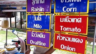 THAI STREET FOOD MARKET and Shopping . LEARN HOW TO MAKE COOK a THAI Pancake Travel trip T