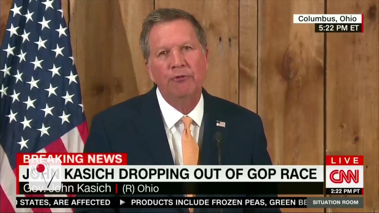 John Kasich Announces End of Presidential Bid