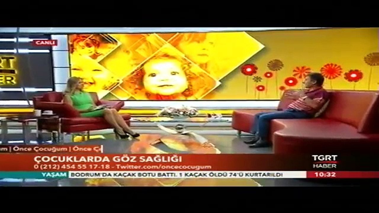Op.Dr.İsmail Hakkı Özeren TGRT Haber Önce Çocuğum Programı Genel Göz Sağlığı - Bölüm 2