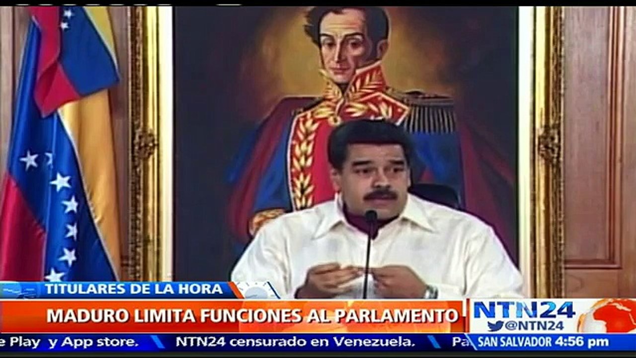 Maduro emite decreto que prohíbe a la Asamblea remover ministros