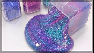 Cómo Hacer el 'Glitter Galaxy Arcilla Limo Receta de DIY Juguetes Pompón !! Brillo de la Galaxia líquido monstruo!! El líquido destruye la arcilla limo juguete | HD
