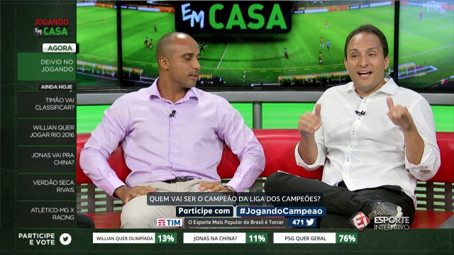 Deivid comenta Escala Deivid de gol perdido