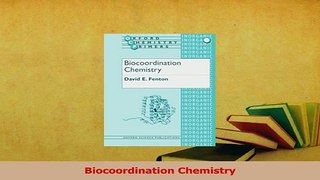 Read  Biocoordination Chemistry PDF Free