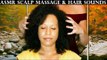 ASMR Massage – Binaural Hair Play & Scalp Massage Sounds w/ Ear to Ear Whisper