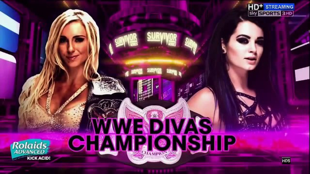 720pHD WWE RAW 11 09 15 Paige vs Becky Lynch Paige Attack Becky Lynch with the PTO