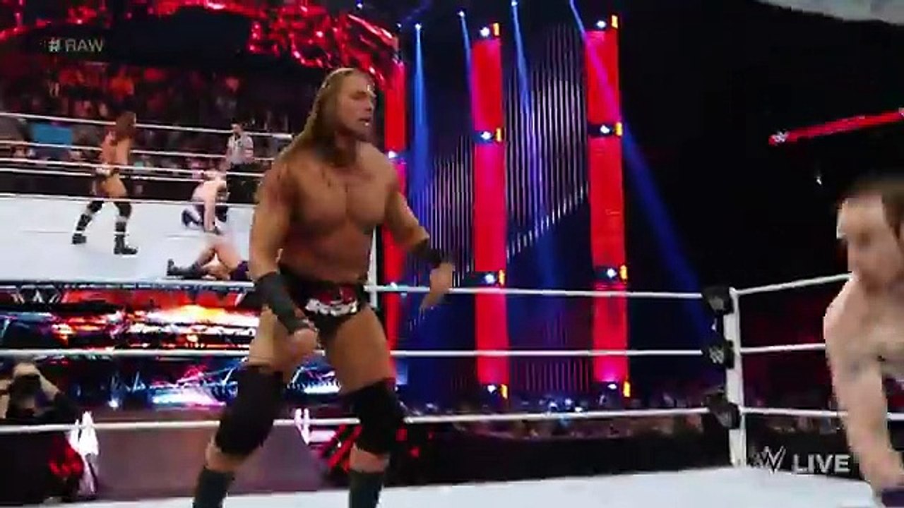 The New Day & Colin Cassady vs. The Vaudevillains & The Dudley Boyz- Raw, May 2, 2016 - YouTube