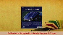 PDF  Collectors Originality Guide Jaguar EType Download Online