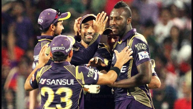 Andre Russell Gets 4 Wickets - KKR Vs KXIP - Highlights - IPL 2016 - Match 32 Images