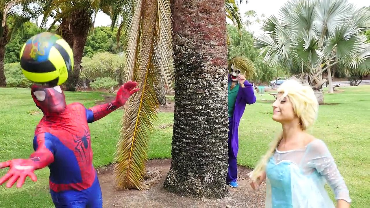 Spiderman & Frozen Elsa Goes to Jail vs Joker Arrested vs Po