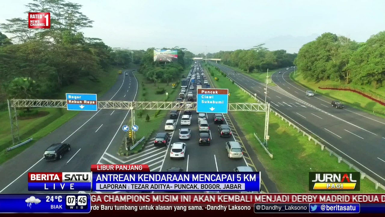 Libur Panjang, Arus ke Puncak Macet Sejak Simpang Gadog