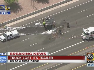 Serious crash on US60 and Mesa Drive