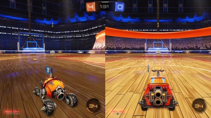 I call that a slam dunk split screen style