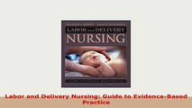 Download  Labor and Delivery Nursing Guide to EvidenceBased Practice PDF Book Free