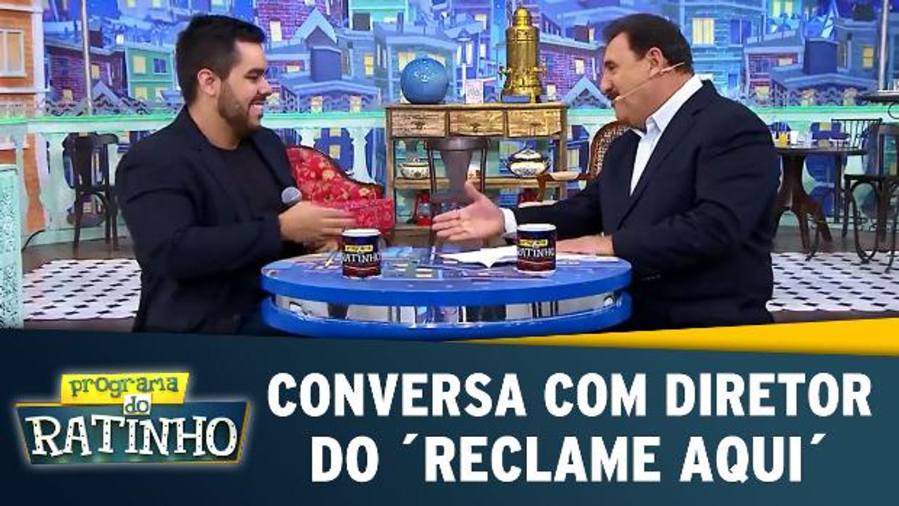 Ratinho conversa com diretor do `Reclame Aqui`
