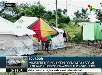 Ecuador:levantan datos socioeconómicos de familias afectadas por sismo