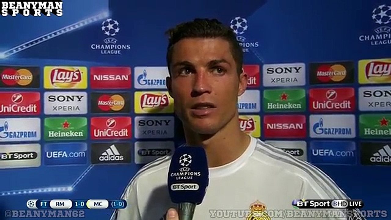 Real Madrid 1-0 Manchester City - Cristiano Ronaldo Post Match Interview
