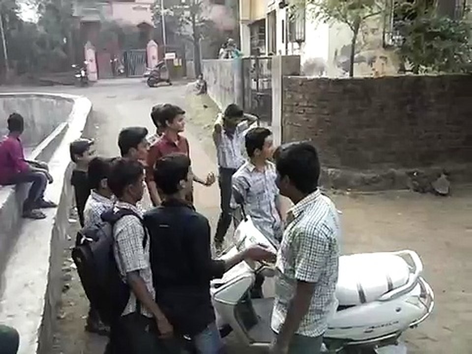 Local boys fighting