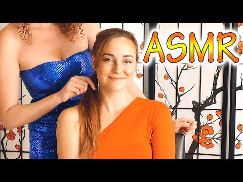☺ ASMR Massage Scalp & Hair Brushing / Hair Styling Binaural Ear to Ear Whisper
