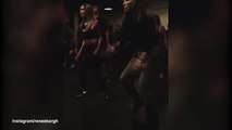 Renee Bargh and Ashley Hart hit the floor with hip hop dance