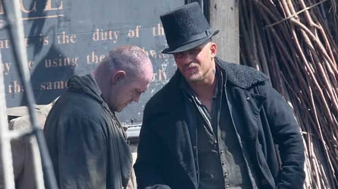 Tom Hardy dreht 'Taboo' in Cornwall England