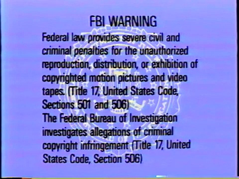 Opening to Citizen Kane 1986 VHS [1987 reprint]