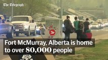 Wildfire in Alberta's energy heartland forces thousands to flee