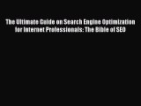 Book The Ultimate Guide on Search Engine Optimization for Internet Professionals: The Bible