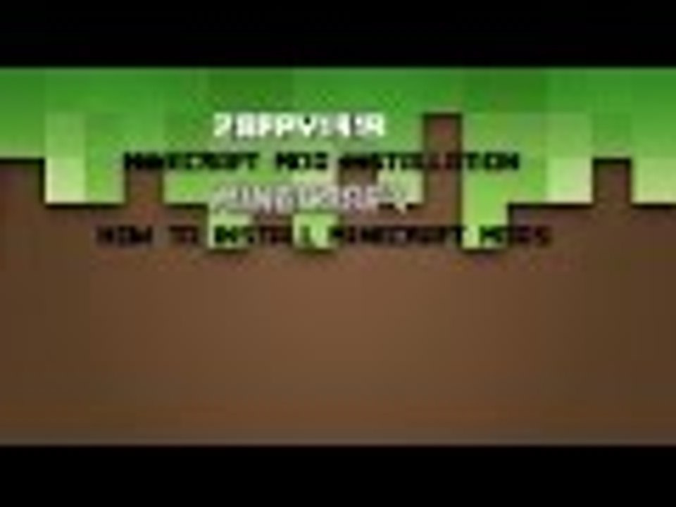 How To Install A Minecraft Mod