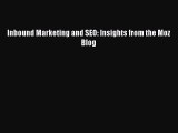Book Inbound Marketing and SEO: Insights from the Moz Blog Full Ebook