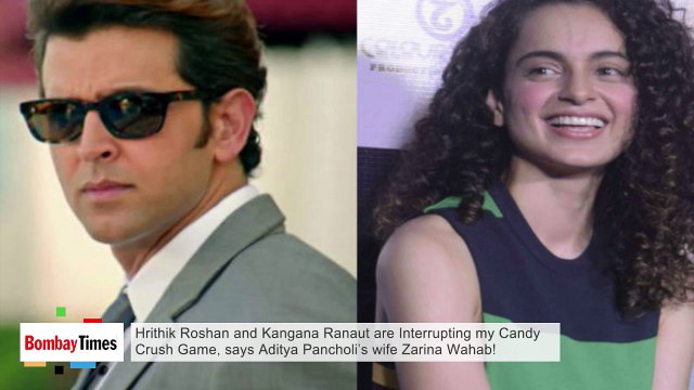 Hrithik Roshan and Kangana Ranaut are Interrupting my Candy Crush Game : Zarina Wahab