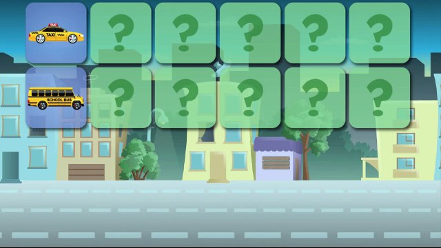 Learning Street Vehicles Cars Puzzle - Cars and Trucks - The Kids Educational