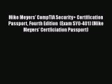 Book Mike Meyers' CompTIA Security  Certification Passport Fourth Edition  (Exam SY0-401) (Mike