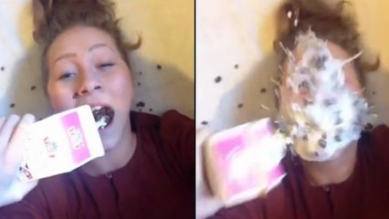 Manger ses céréales sans bol ! LOL