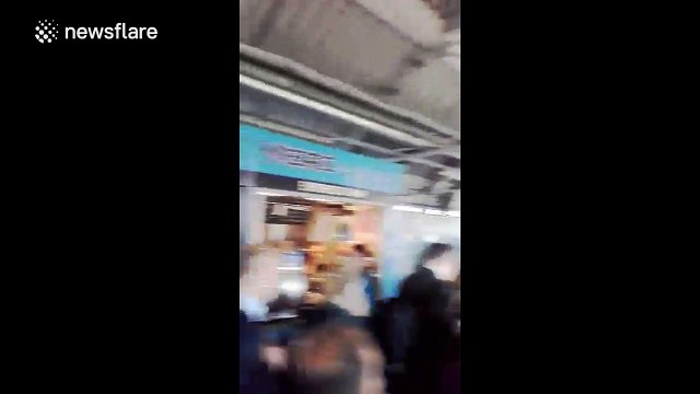 Clapham Junction in London evacuated due to fire at Vauxhall