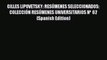 Read GILLES LIPOVETSKY: RESÚMENES SELECCIONADOS: COLECCIÓN RESÚMENES UNIVERSITARIOS Nº 62 (Spanish