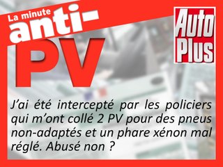 Equipement pas en règle ou mal adapté, vous risquez un PV !